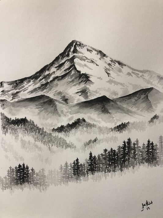 Mountainscape Sketch